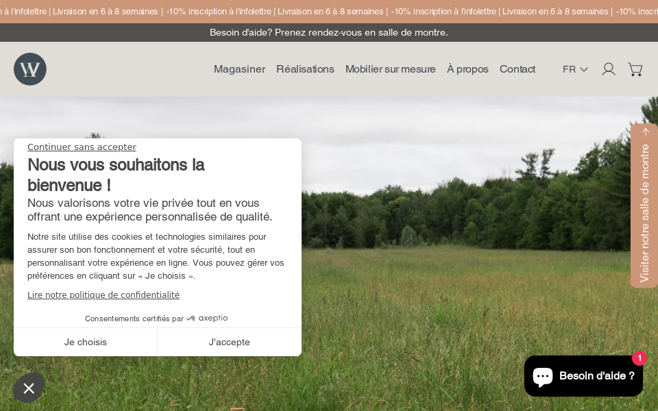 fabriqueallwood.ca/ screen capture