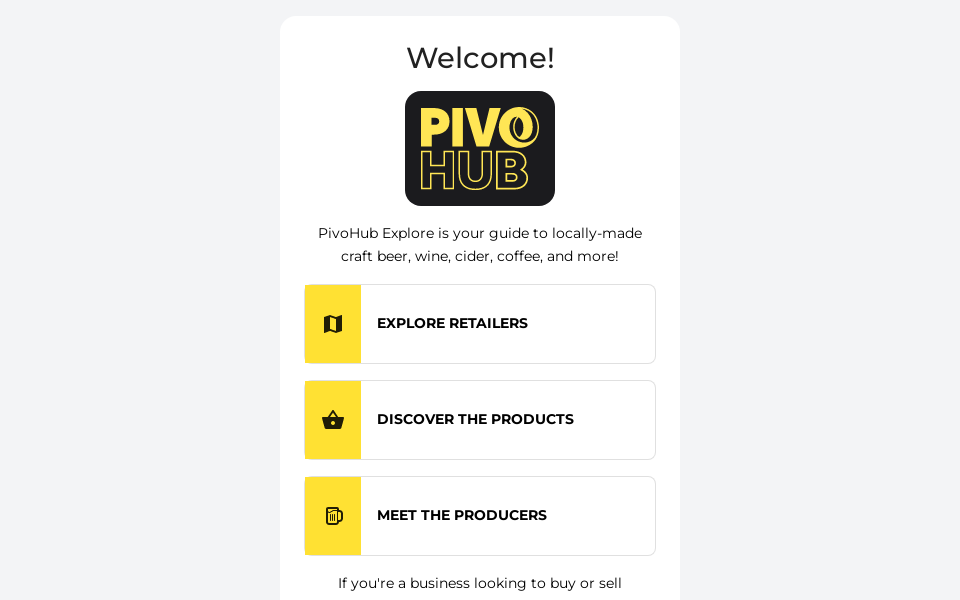 explore.pivohub.com/ screen capture