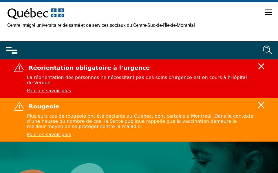 ciusss-centresudmtl.gouv.qc.ca/ screen capture