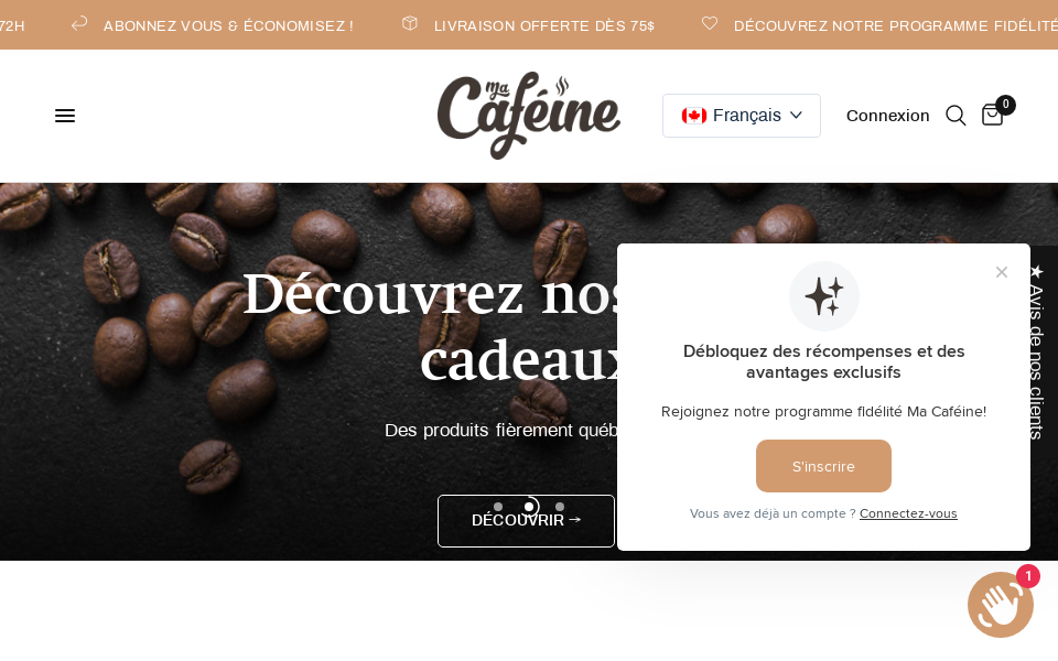 macafeine.ca/ screen capture