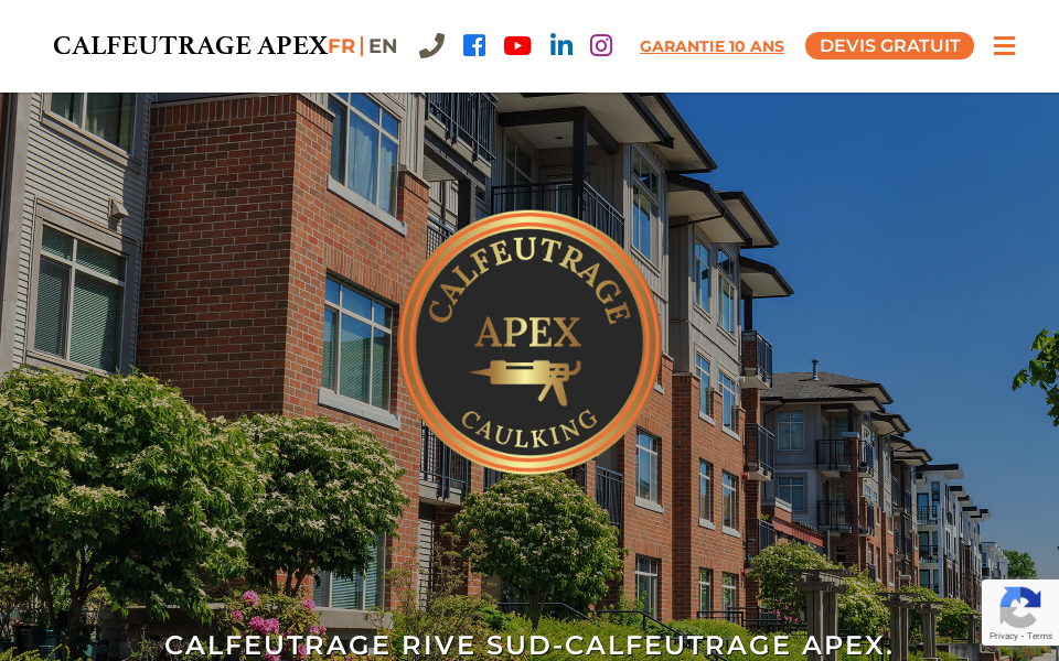calfeutrageapex.com/ screen capture