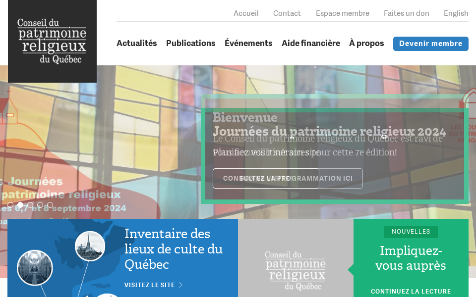 www.patrimoine-religieux.qc.ca/ screen capture