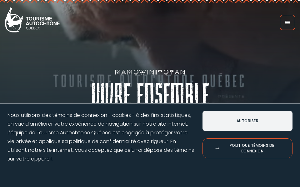 tourismeautochtone.com/ screen capture