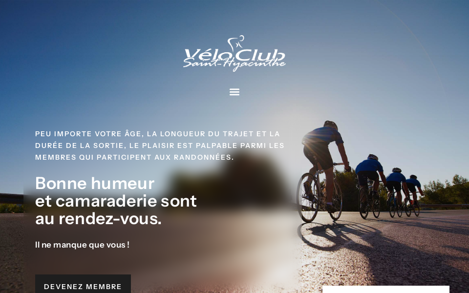 veloclubsh.com/ screen capture