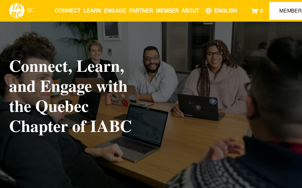 www.iabc.quebec/ screen capture