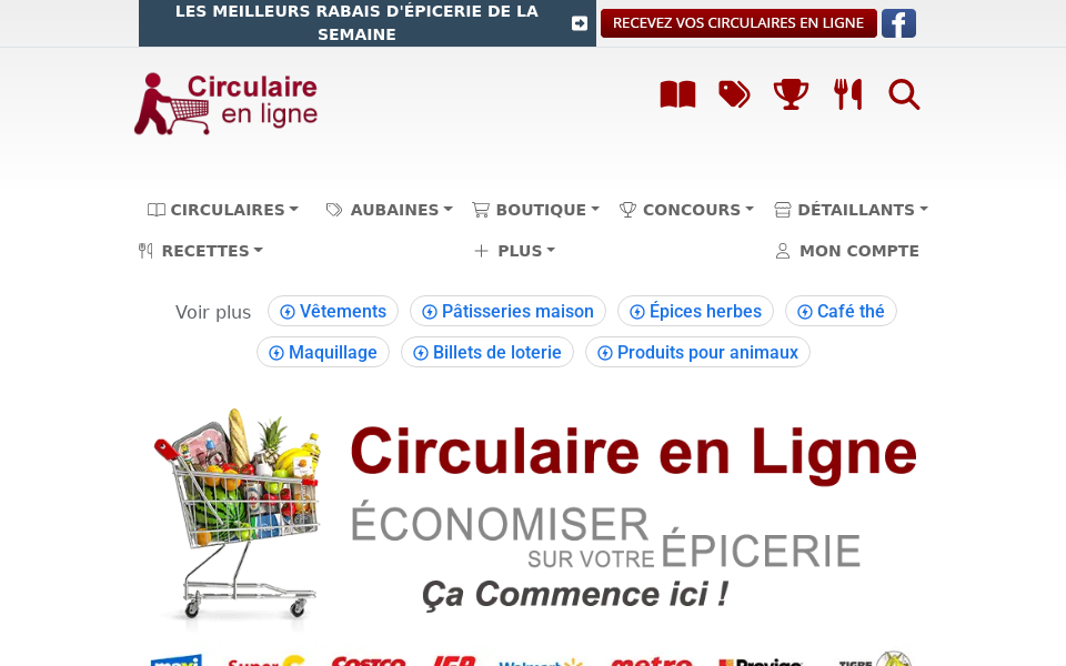 www.circulaire-en-ligne.ca/ screen capture