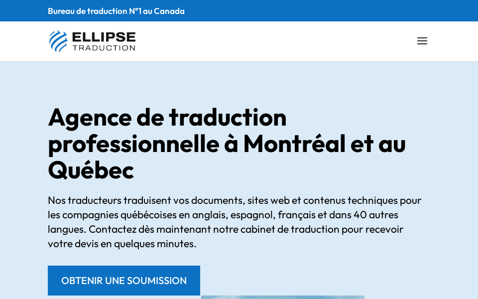 ellipsetraduction.ca screen capture