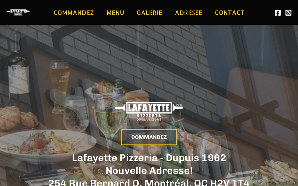 lafayettepizzeria.com/ screen capture