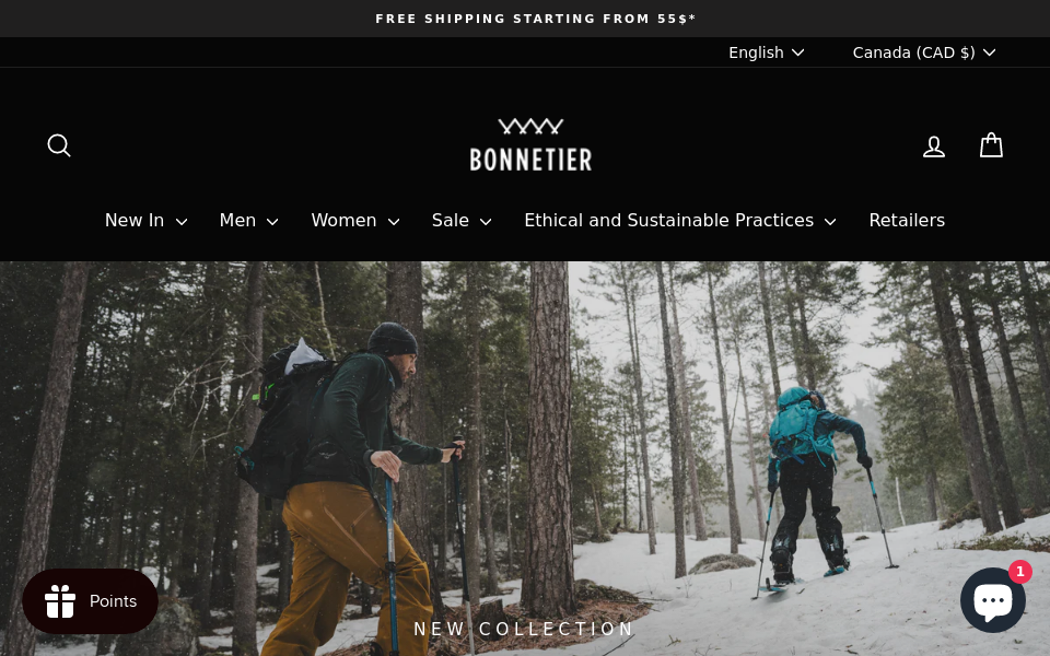 bonnetier.com/ screen capture