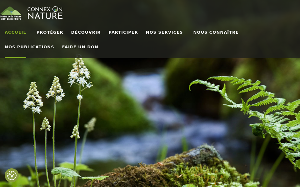 connexionnature.org/ screen capture