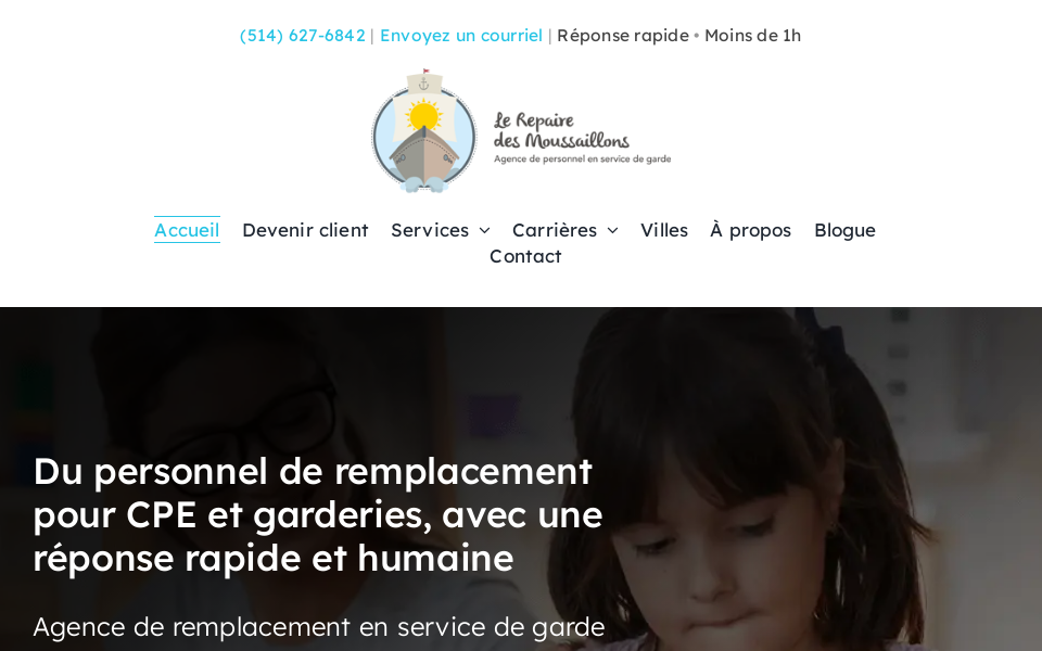 www.repairedesmoussaillons.ca/ screen capture