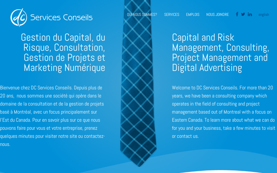 info@dcservicesconseils.com screen capture