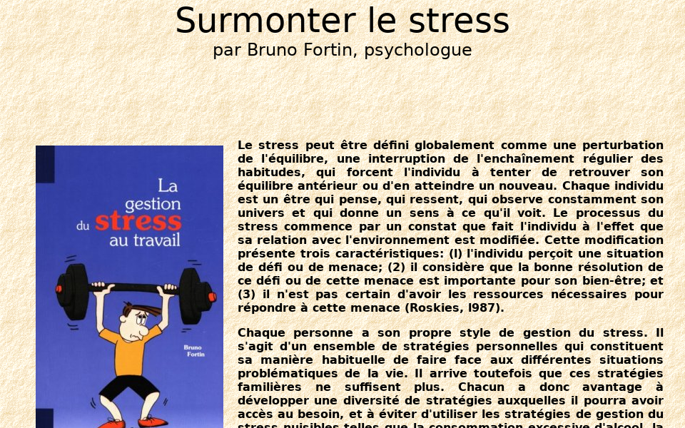 www.gestiondustress.com/ screen capture