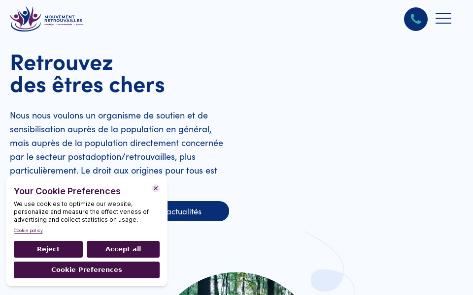 www.mouvement-retrouvailles.qc.ca/ screen capture