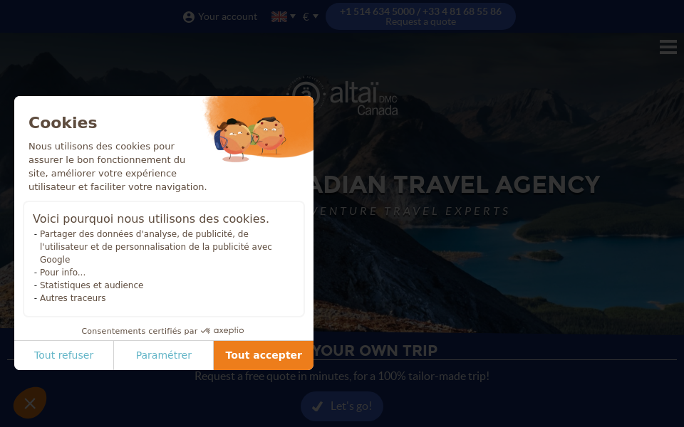canada.altaibasecamp.com/ screen capture