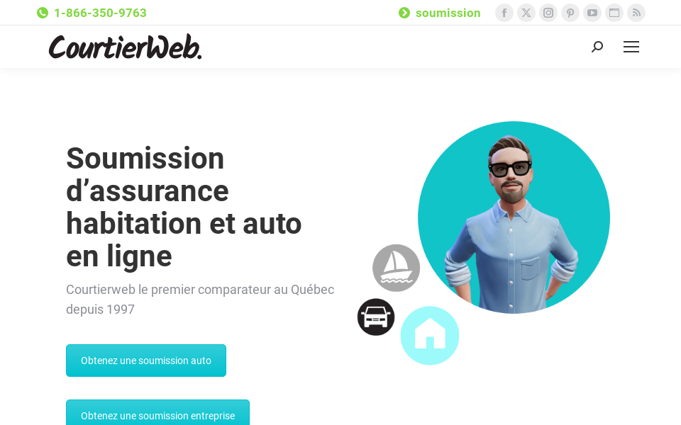 courtierweb.com/ screen capture