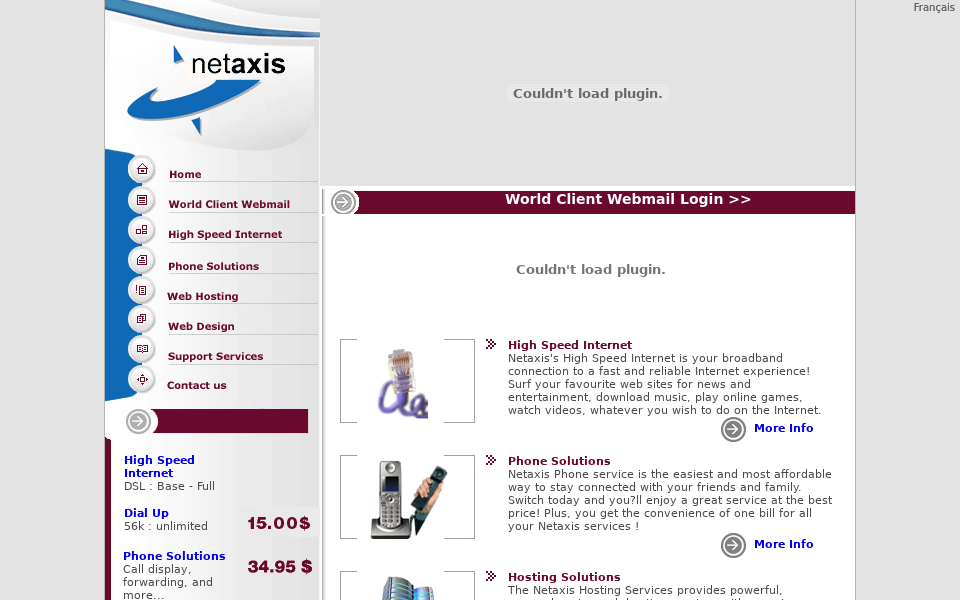 www.netaxis.ca/ screen capture