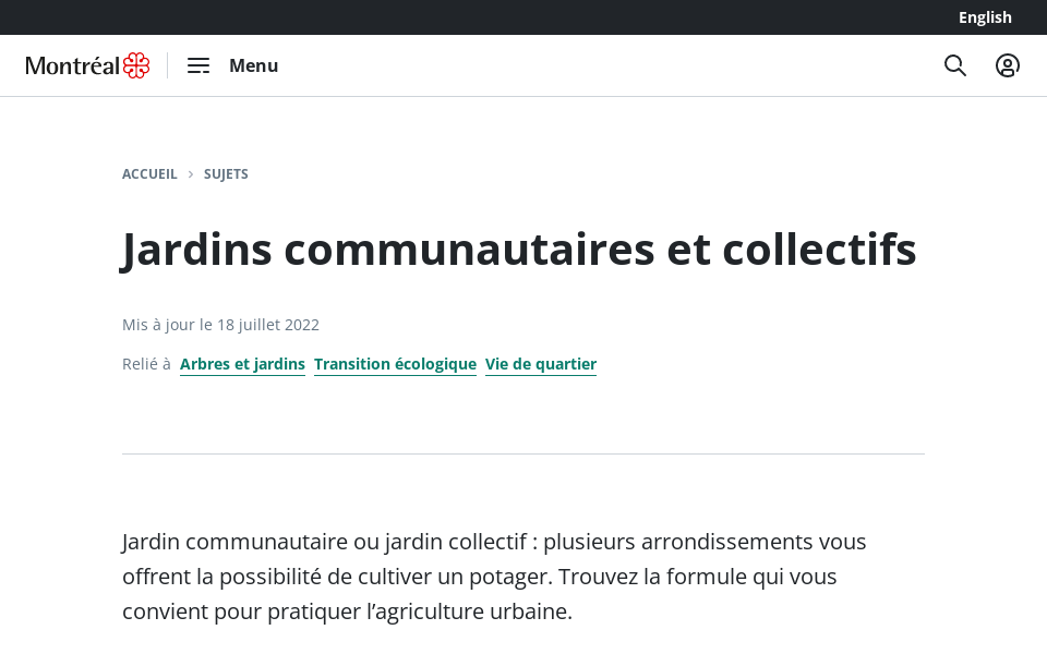 montreal.ca/sujets/jardins-communautaires-et-collectifs screen capture
