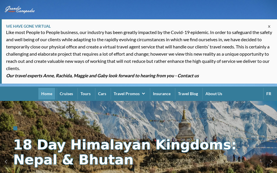 www.grandescapades.com/ screen capture