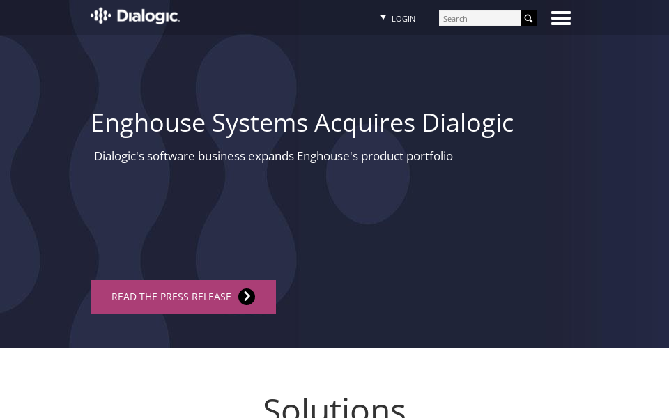 www.dialogic.com/ screen capture