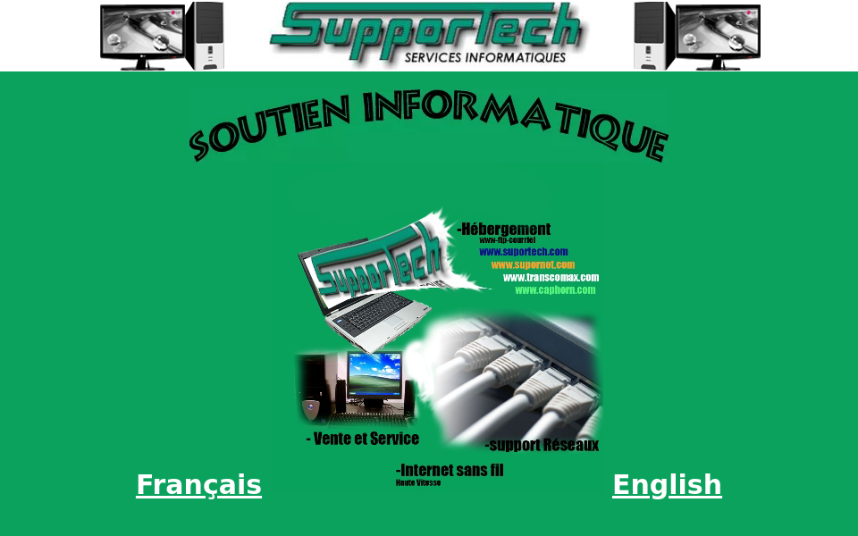 www.supportech.com/ screen capture