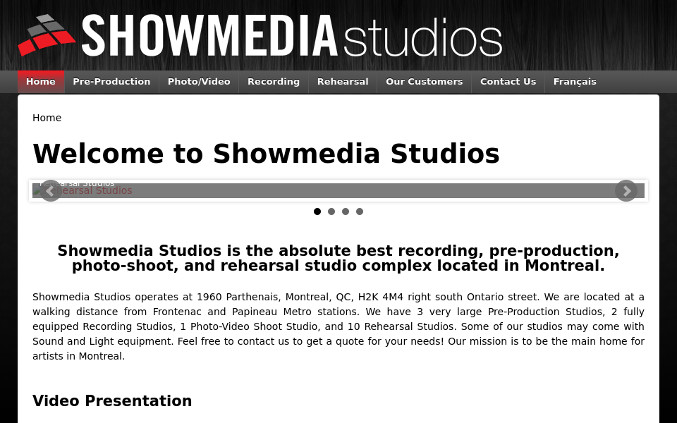 showmediatech.com/ screen capture