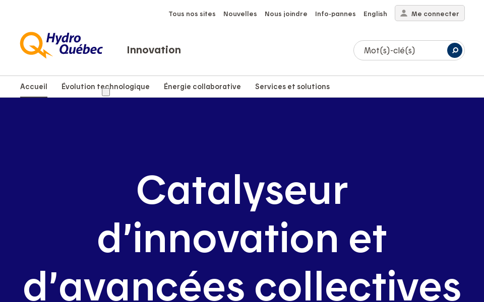 www.hydroquebec.com/innovation/fr/ screen capture