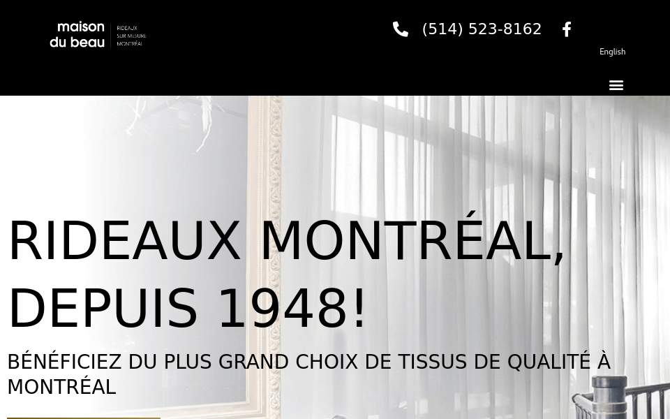 maisondubeau.com/ screen capture