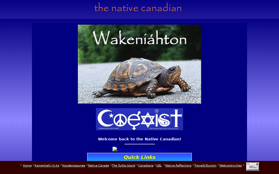 www.nativecanadian.ca/ screen capture