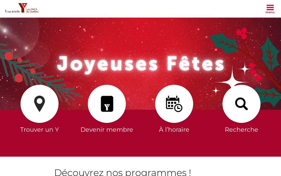 www.ymcaquebec.org/ screen capture