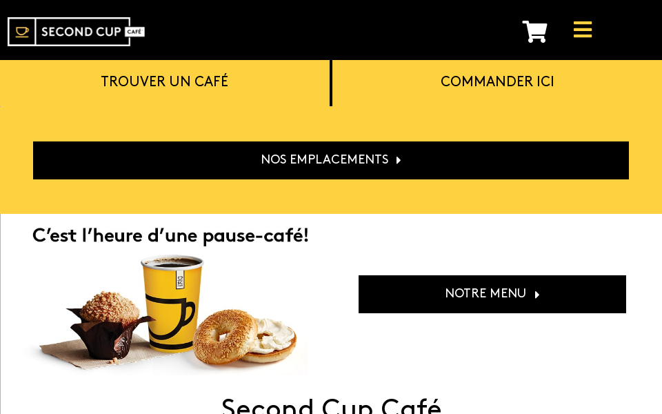 secondcup.com/ screen capture