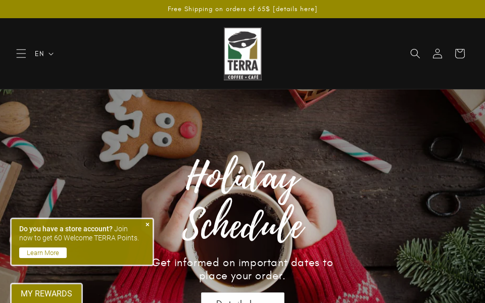 terracaf.ca/ screen capture