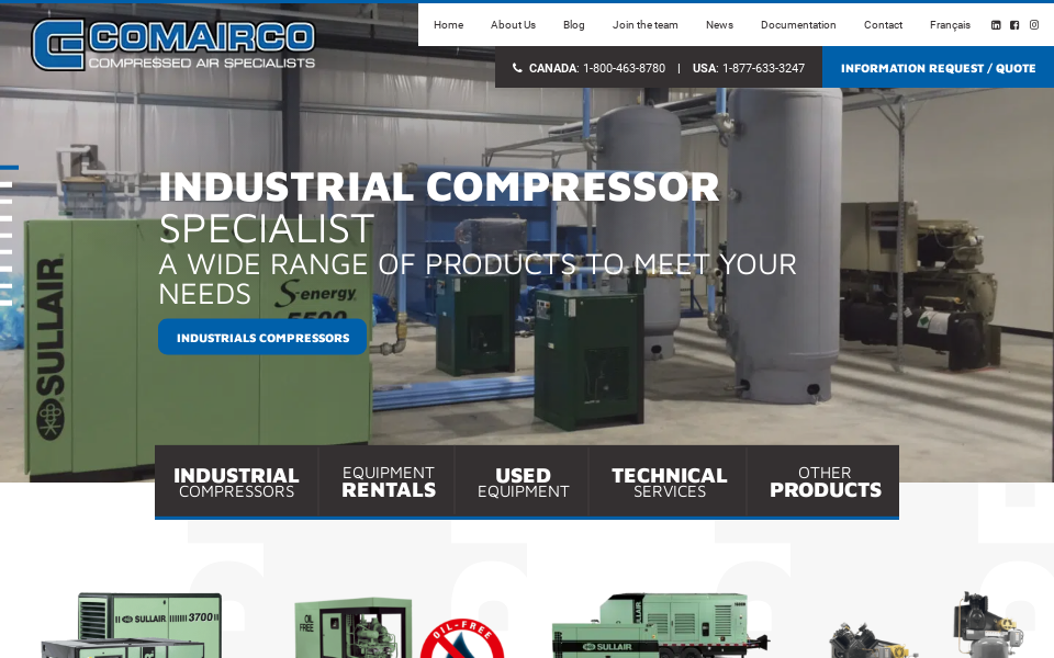 comairco.com/ screen capture