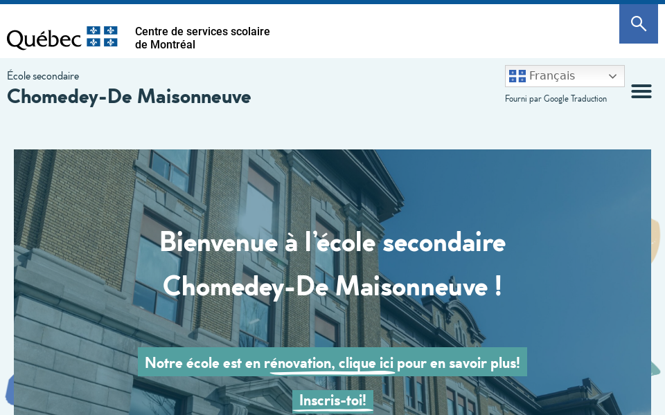 chomedey-de-maisonneuve.csdm.ca/ screen capture
