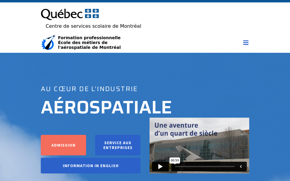 ecole-metiers-aerospatiale.cssdm.gouv.qc.ca/ screen capture