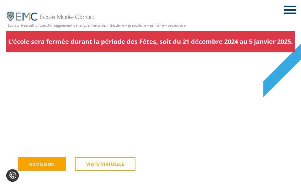 www.ecolemarie-clarac.qc.ca/ screen capture