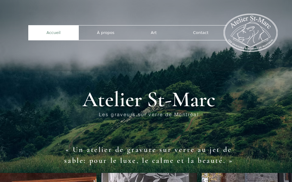 www.atelierstmarc.ca/ screen capture