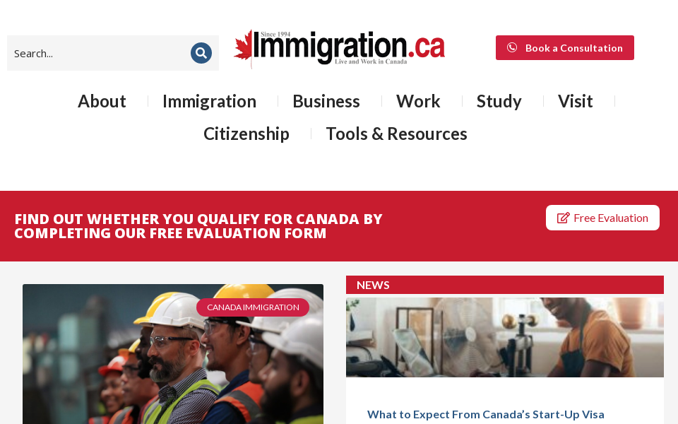 immigration.ca/ screen capture