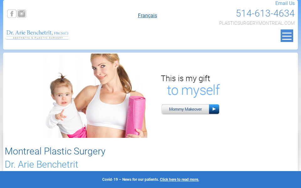 www.plasticsurgerymontreal.com/ screen capture