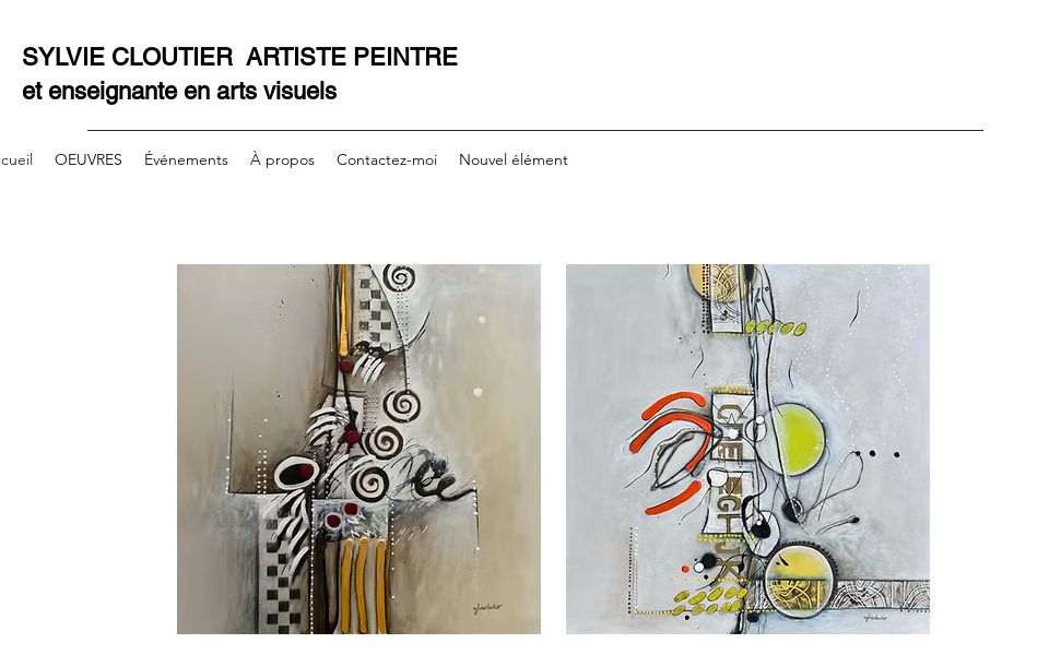 www.sylviecloutier.com/ screen capture