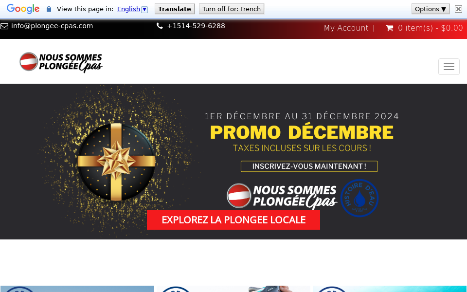 plongee-cpas.com/ screen capture