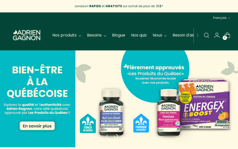 adriengagnon.com/ screen capture